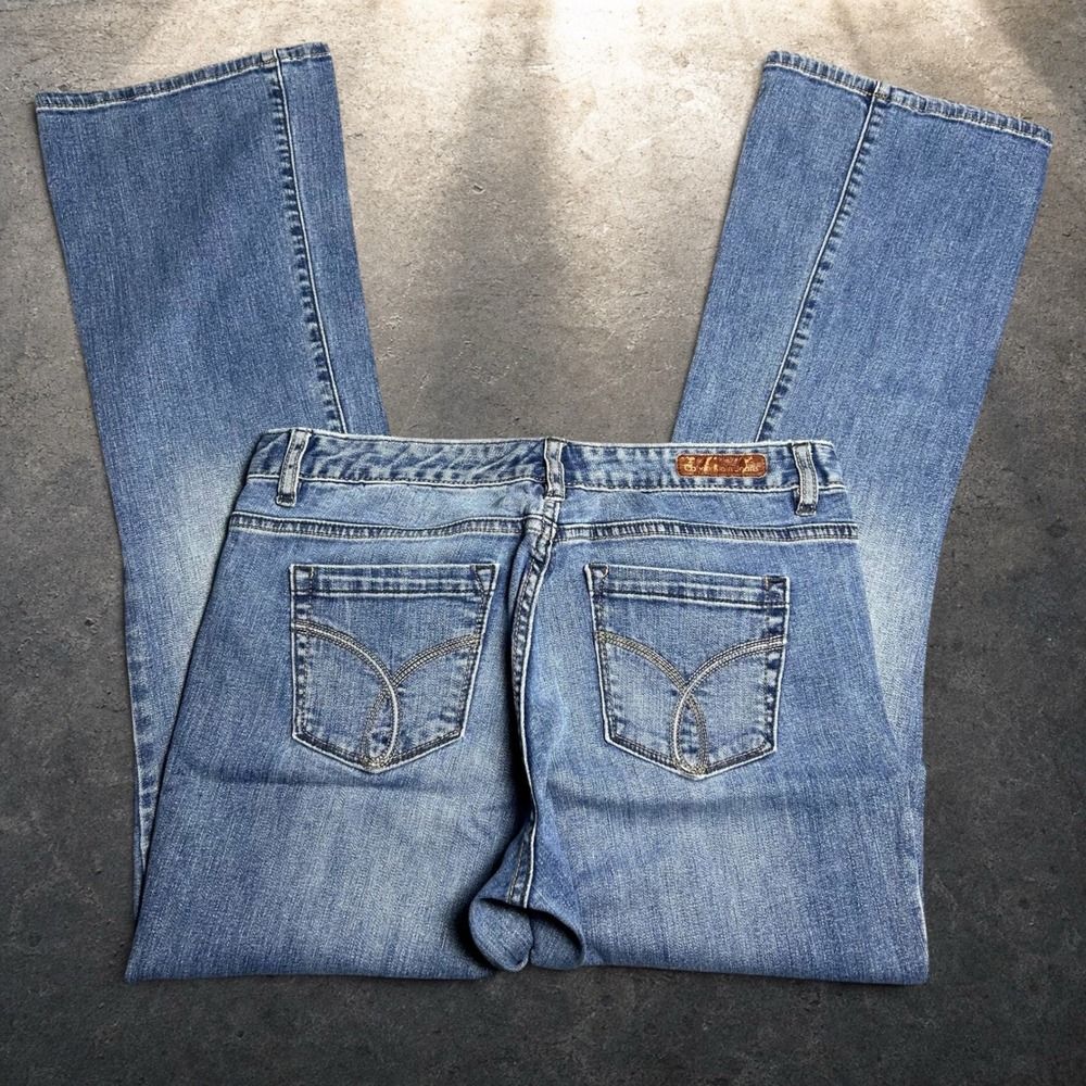 Calvin Klein Ultimate Bootcut Jeans Blue Denim Y2K Retro Size 29/8